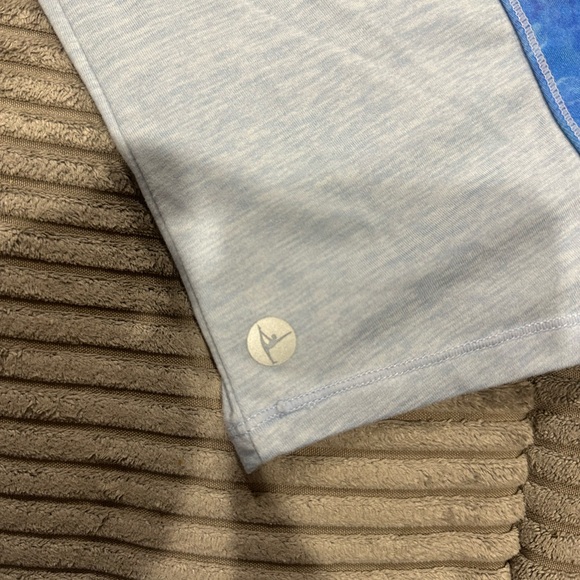 Light Blue Girl’s Athletic Top — 90 Degree by Reflex - Picture 6 of 7